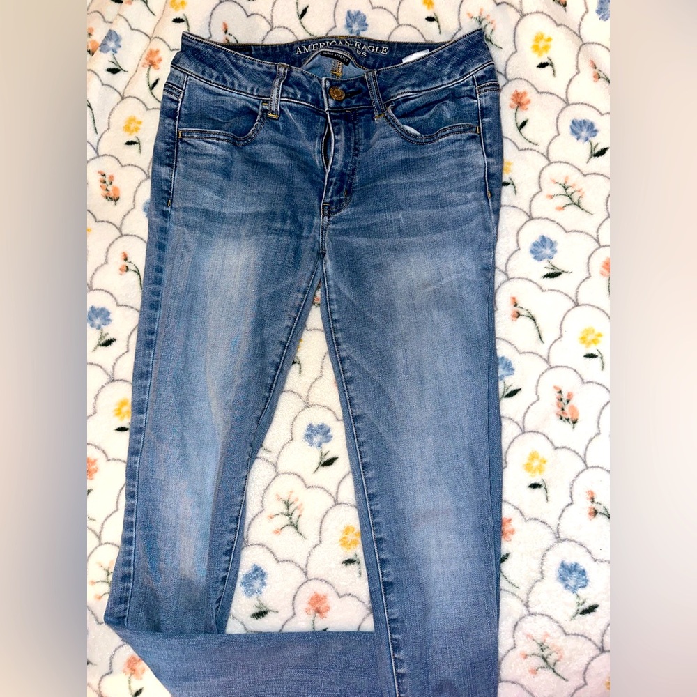 American Eagle straight leg jeans.